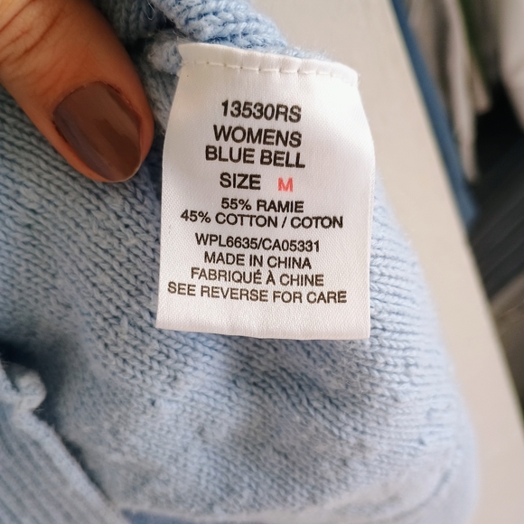 Woolrich Women's Light Blue Sweater - Picture 7 of 7